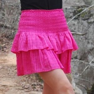 pink boutique skirt